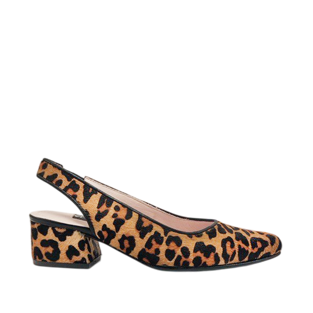 Zapatilla print destalonada